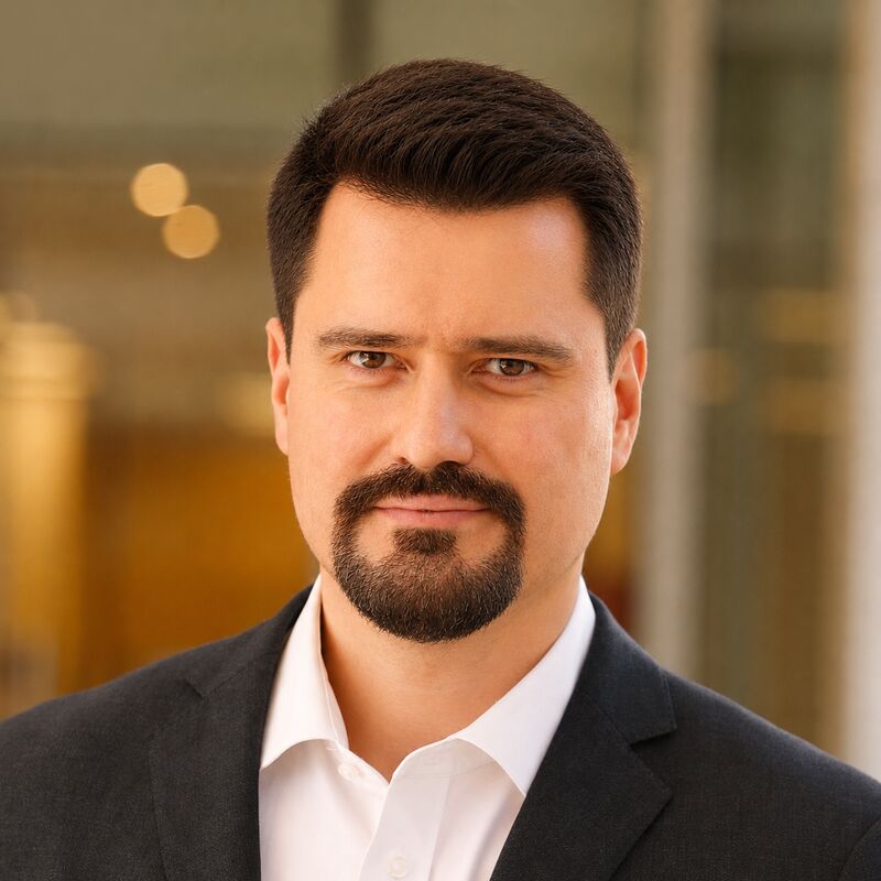 Retrato de Claudio Álvarez, Dr. Cs. Ing.