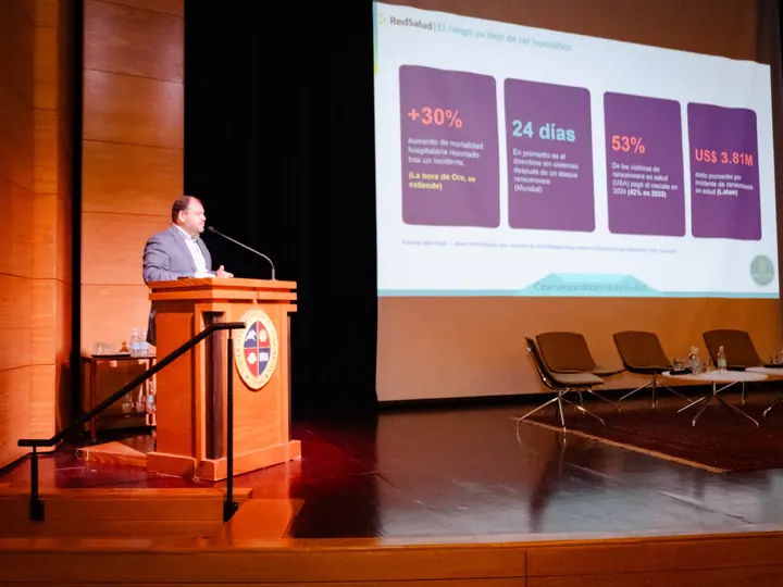Charla de Cristián Donaire, CISO de RedSalud.